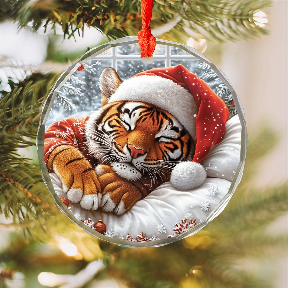 Tiger Sleeping In Bed Design 4