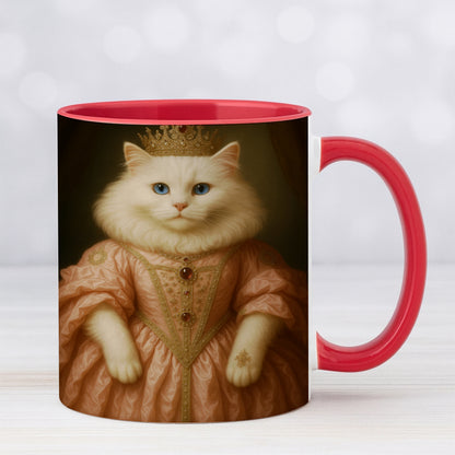 Custom Cat Queen Royal Mug