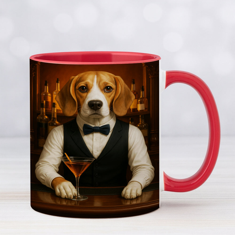 Personalized Dog Portrait Bartender
