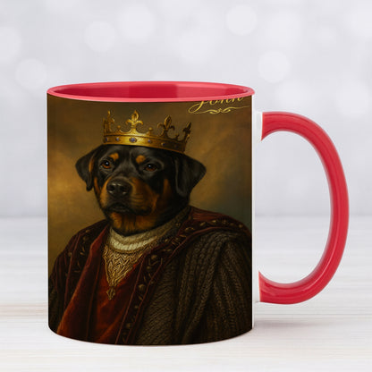 Custom Photo Crown King Dog Mug Gift For Dog Lovers
