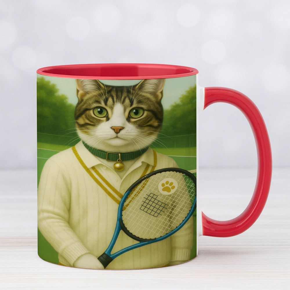 Custom Photo Tennis Player Cat Canvas