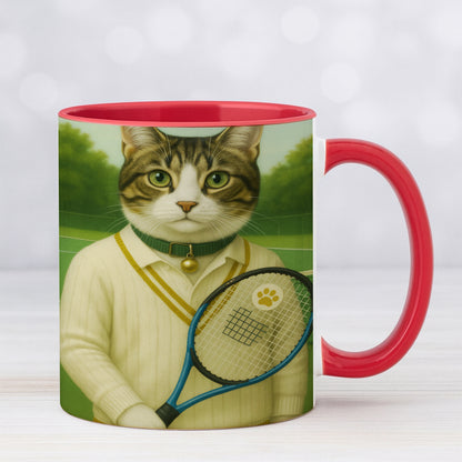 Custom Photo Tennis Player Cat Canvas