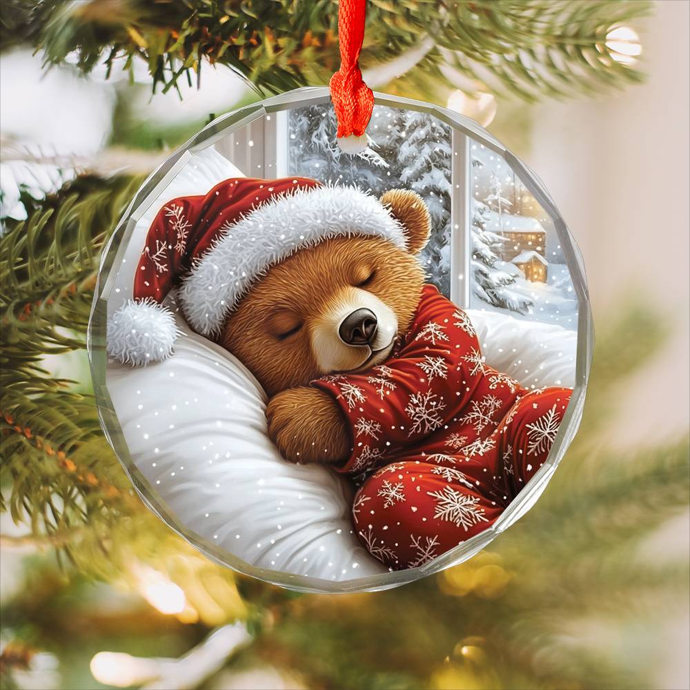 Grizzly Bear Sleeping In Bed Design 1
