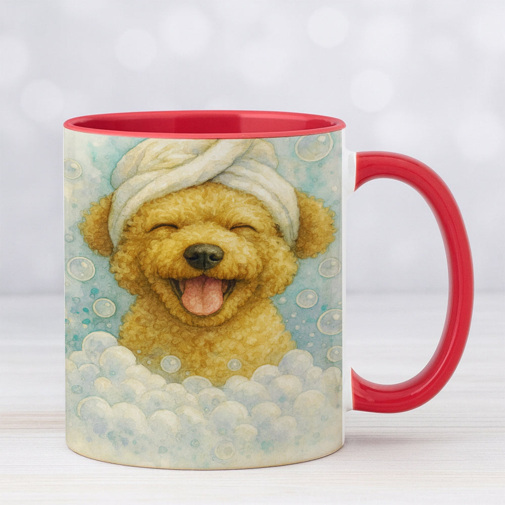Custom Dog Potrait In Bathroom Mug