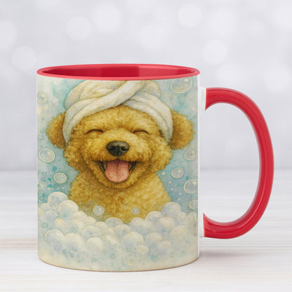 Custom Dog Potrait In Bathroom Mug