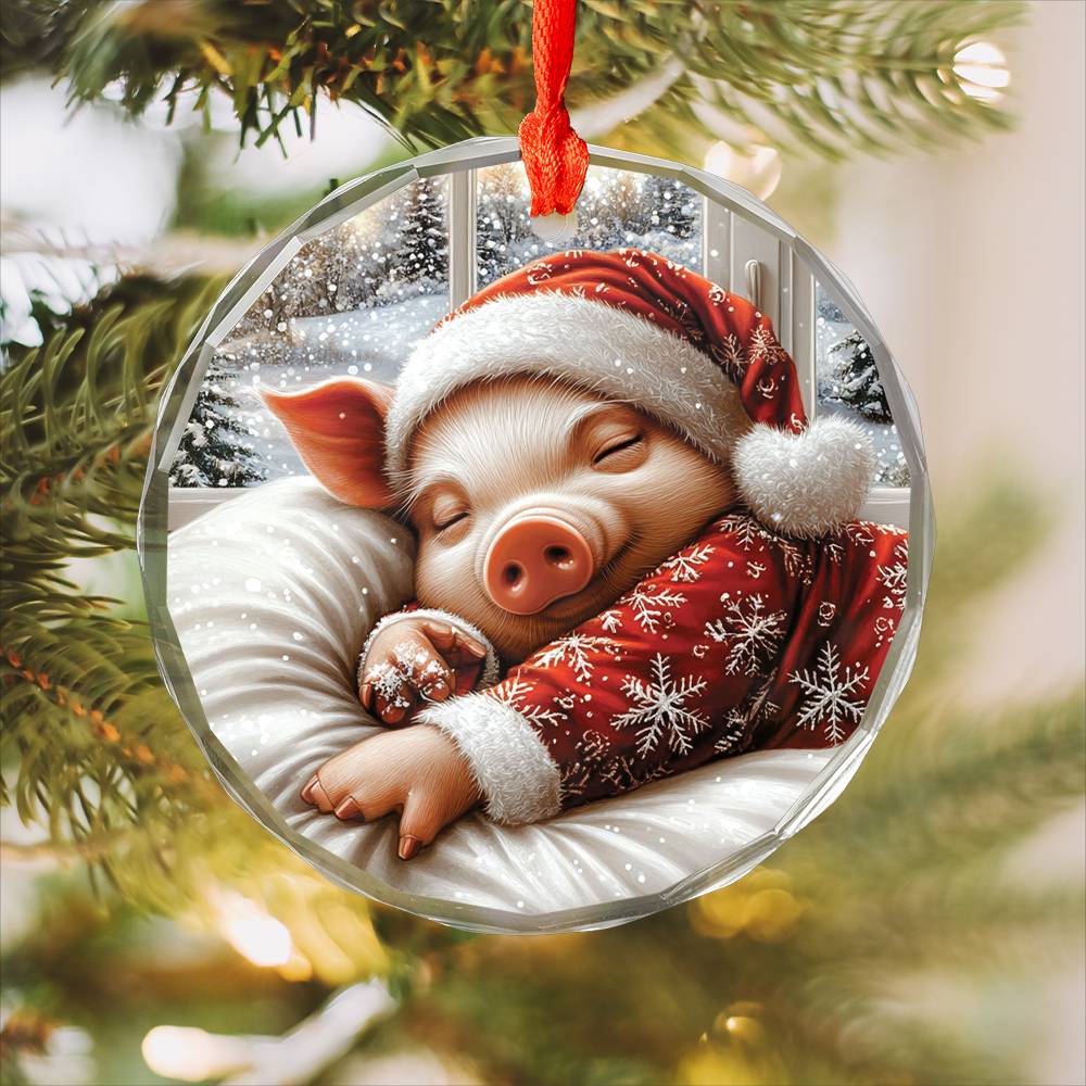 Pig Sleeping In Bed Design 2