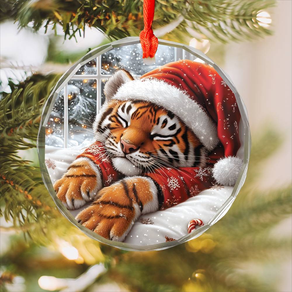 Tiger Sleeping In Bed Design 2