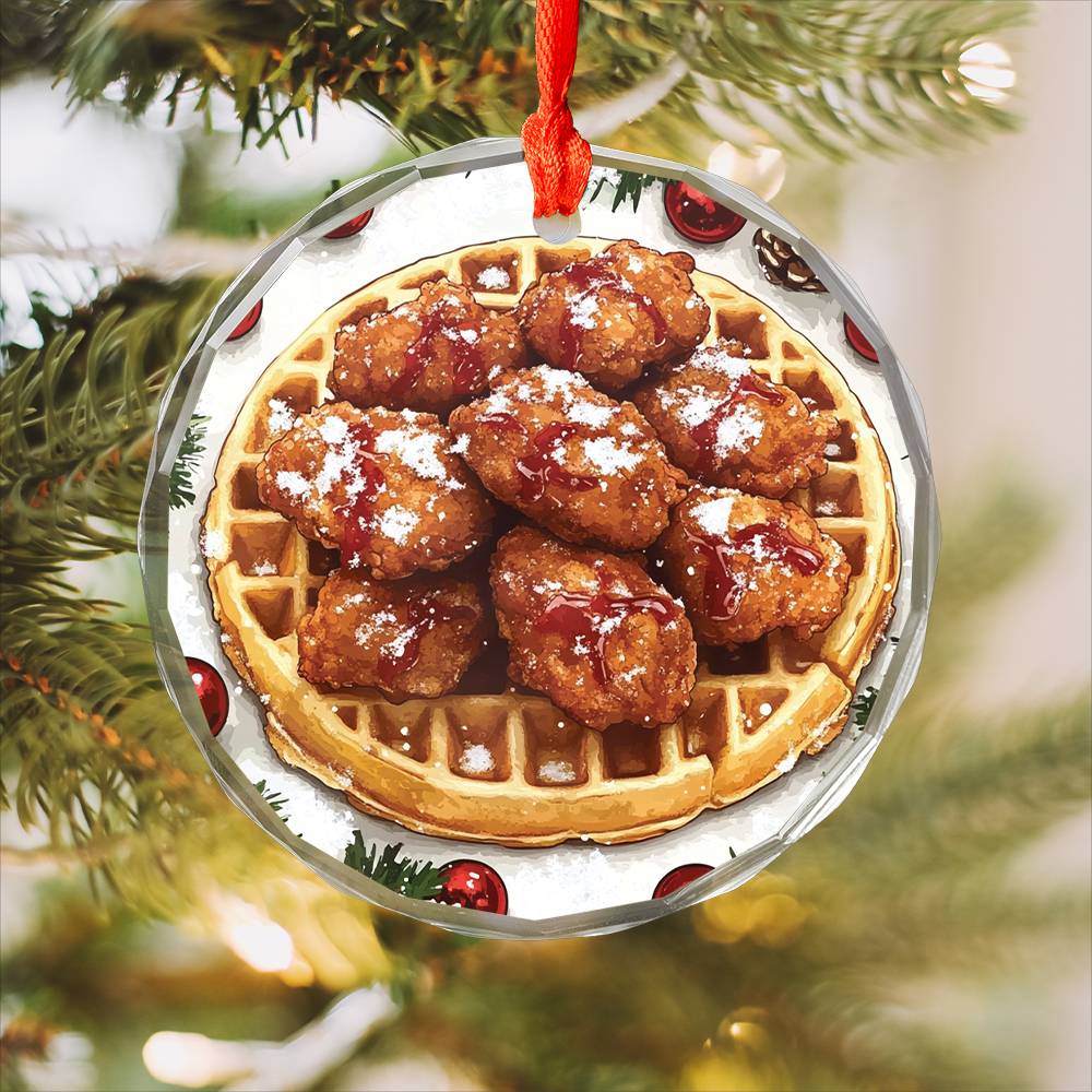 Chicken and Waffles Close up Design 1