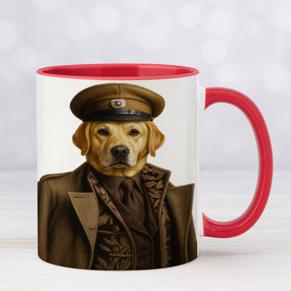 Custom Photo Captain Dog Mug