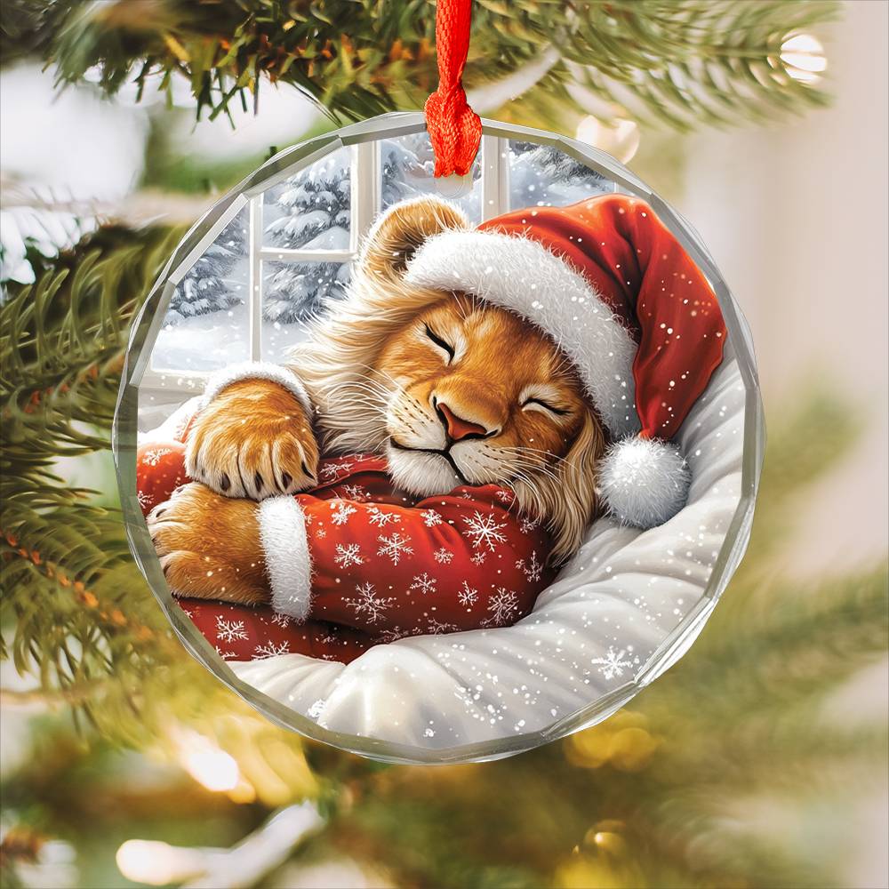 Lion Sleeping In Bed Design 2