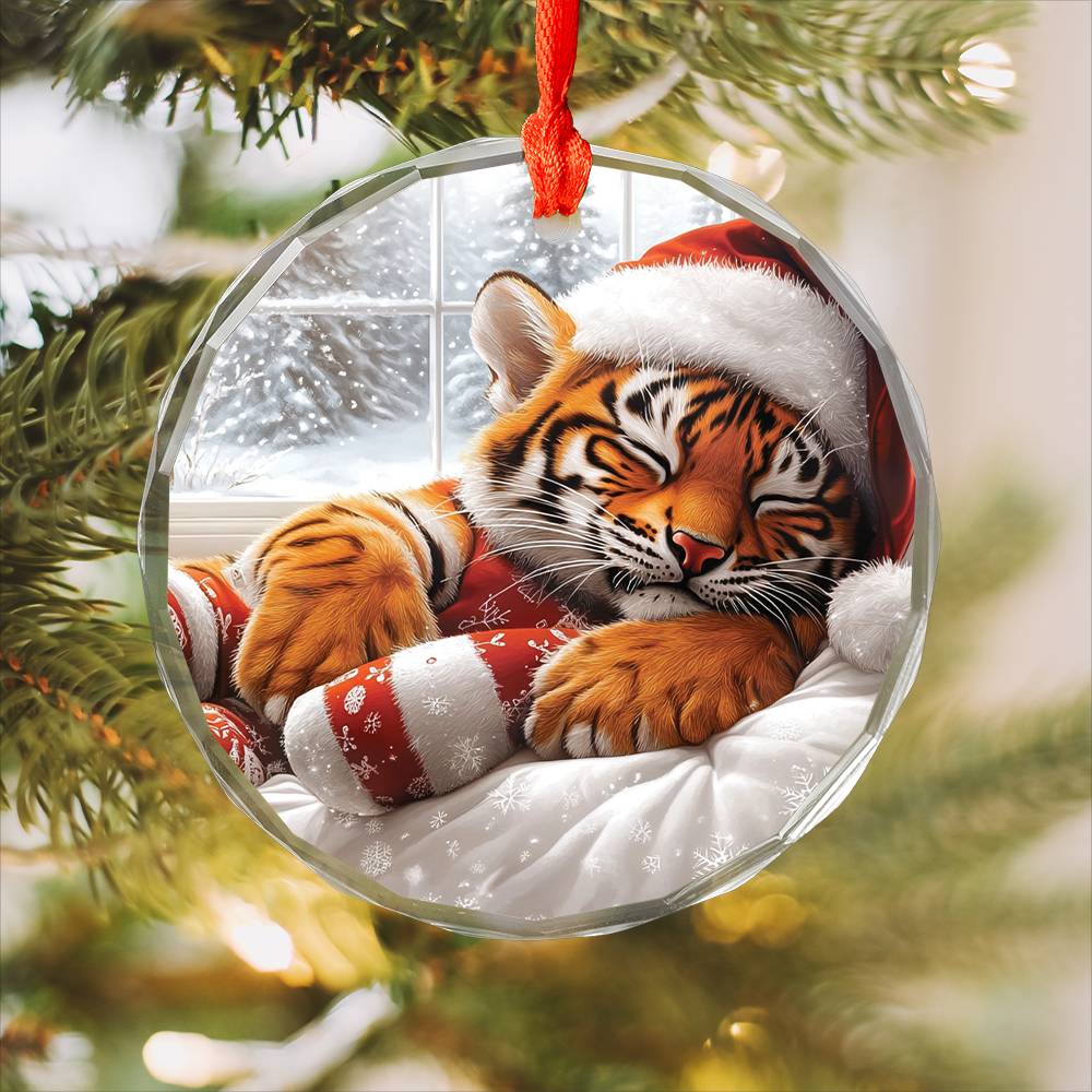Tiger Sleeping In Bed Design 3