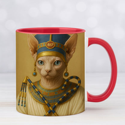 Custom Photo Egyptian Queen Cat MugGift For Cat Lover