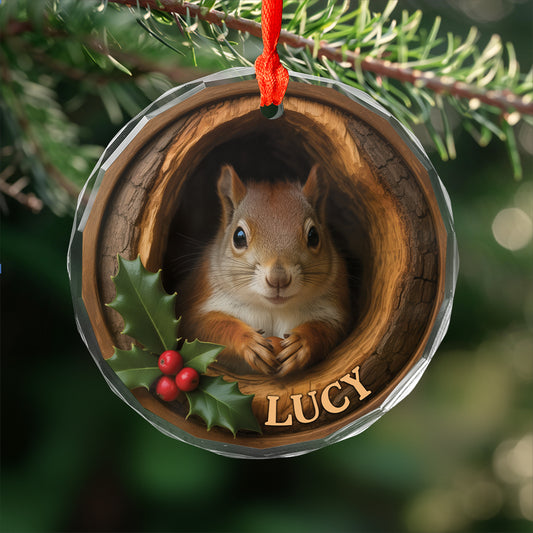 Custom Name Squirell Xmas