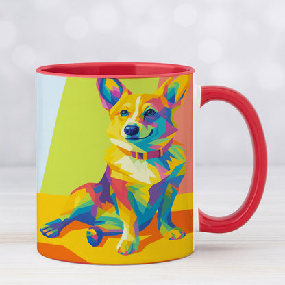 Custom Photo Pop Art Mug Gift For Dog Lovers
