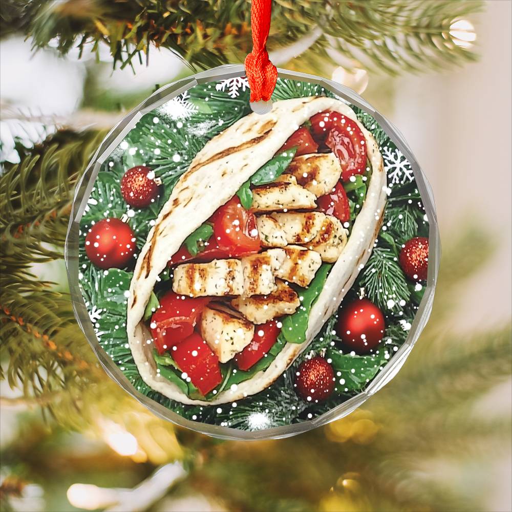 Chicken Caesar Wrap Close up Design 2
