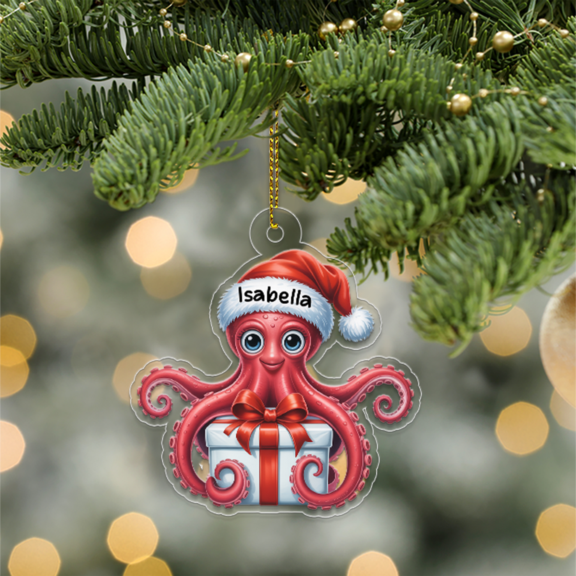 Custom Name Octupus Animal Lover
