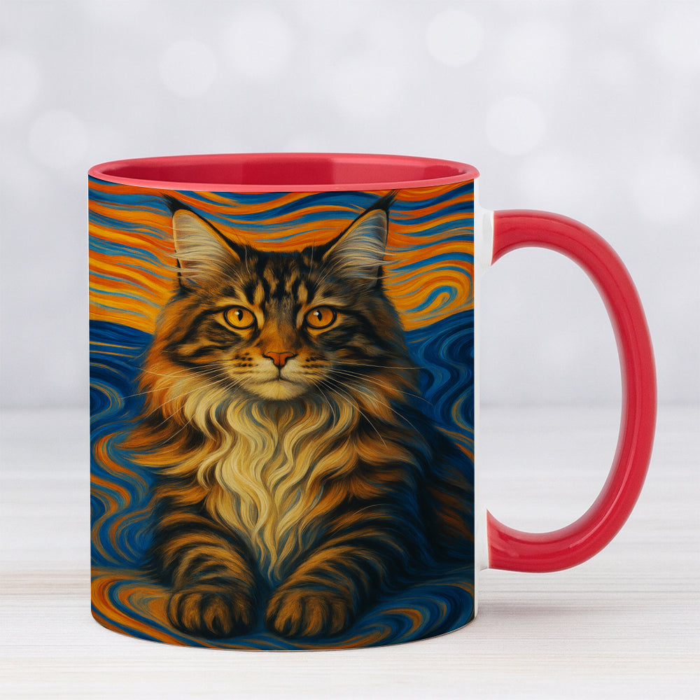 Custom Cat Portrait Expressionist Art