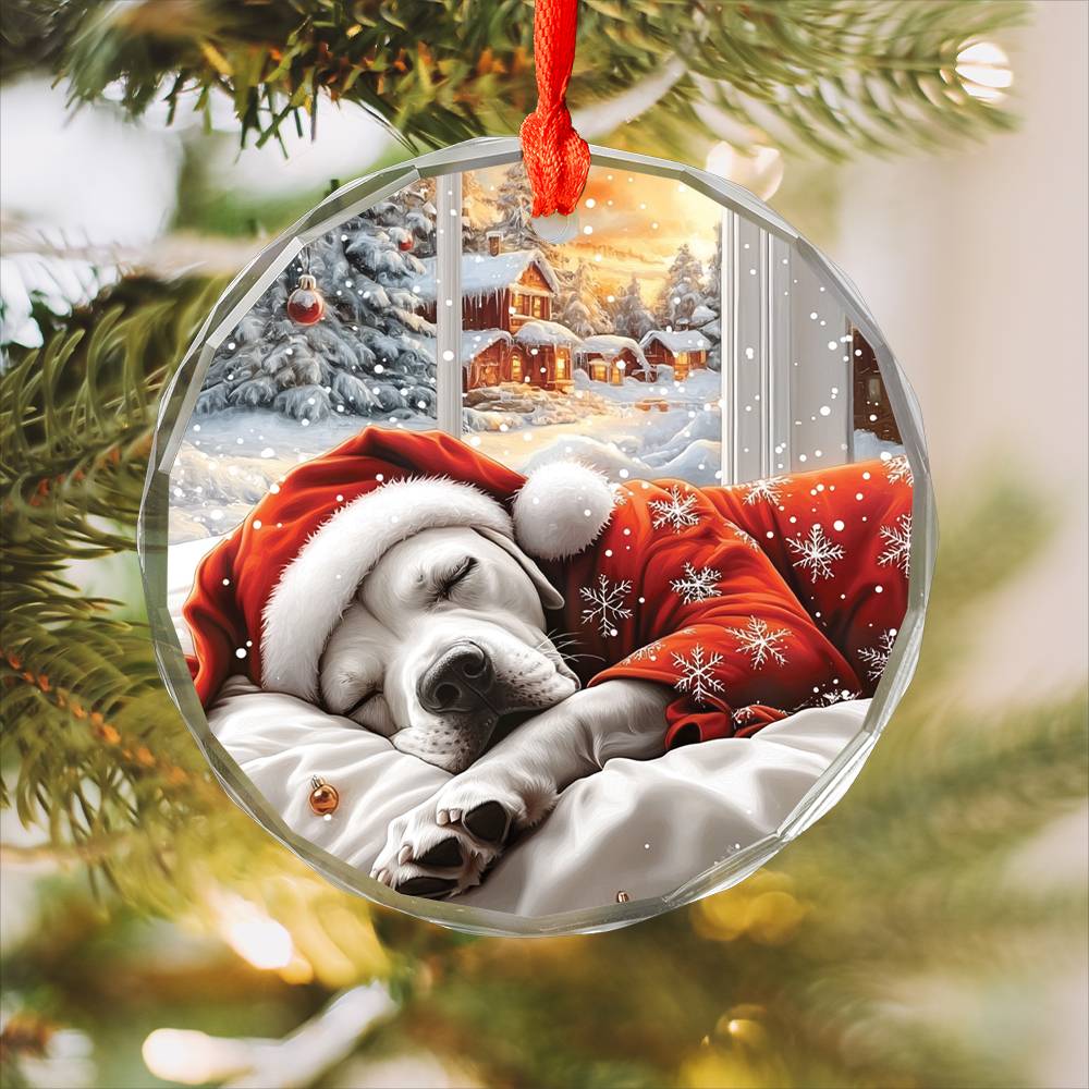 Great Dane Dog Sleeping In Bed Design 2