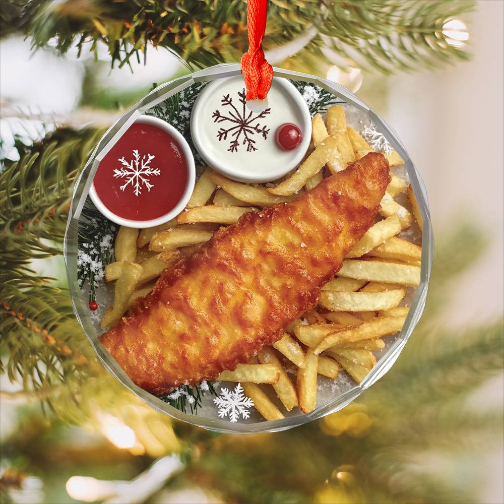 Fish and Chips (UK) Close up Design 1