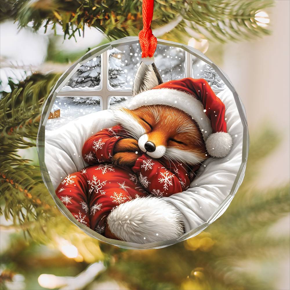 Fox Sleeping In Bed Design 3