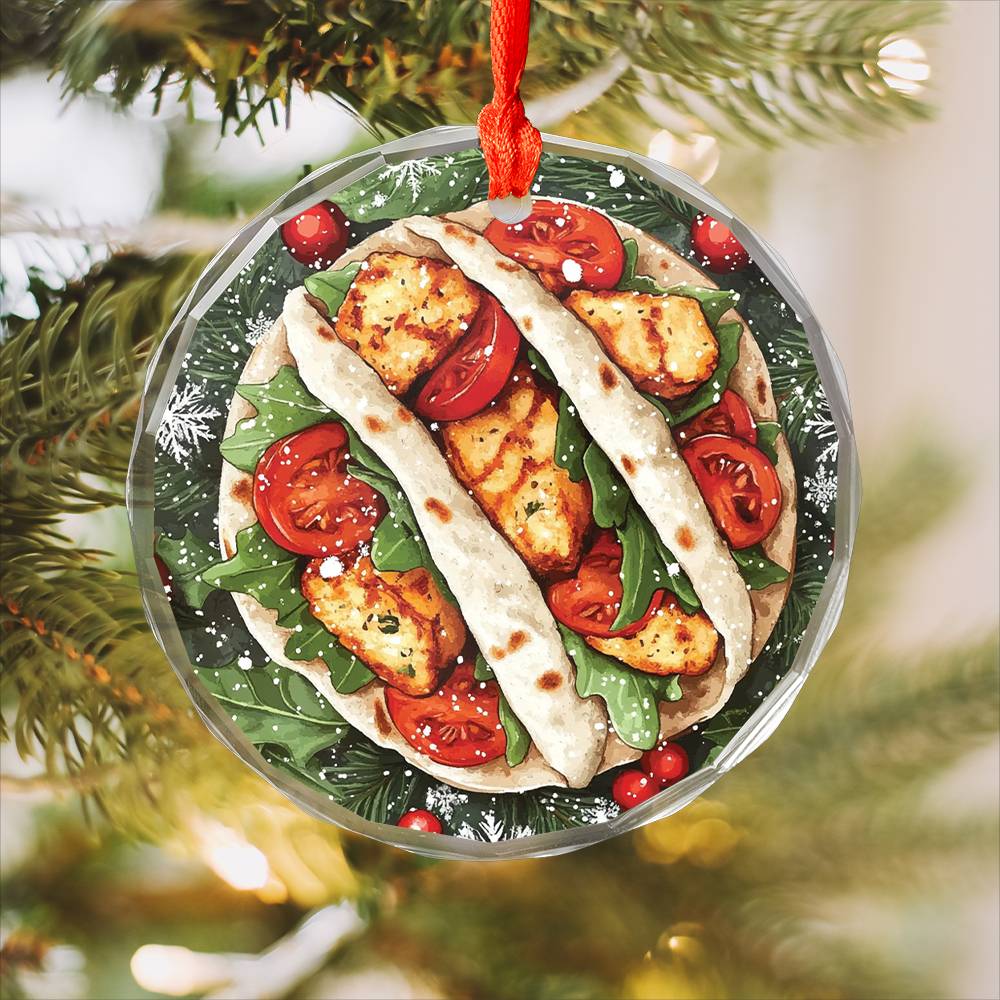 Chicken Caesar Wrap Close up Design 4