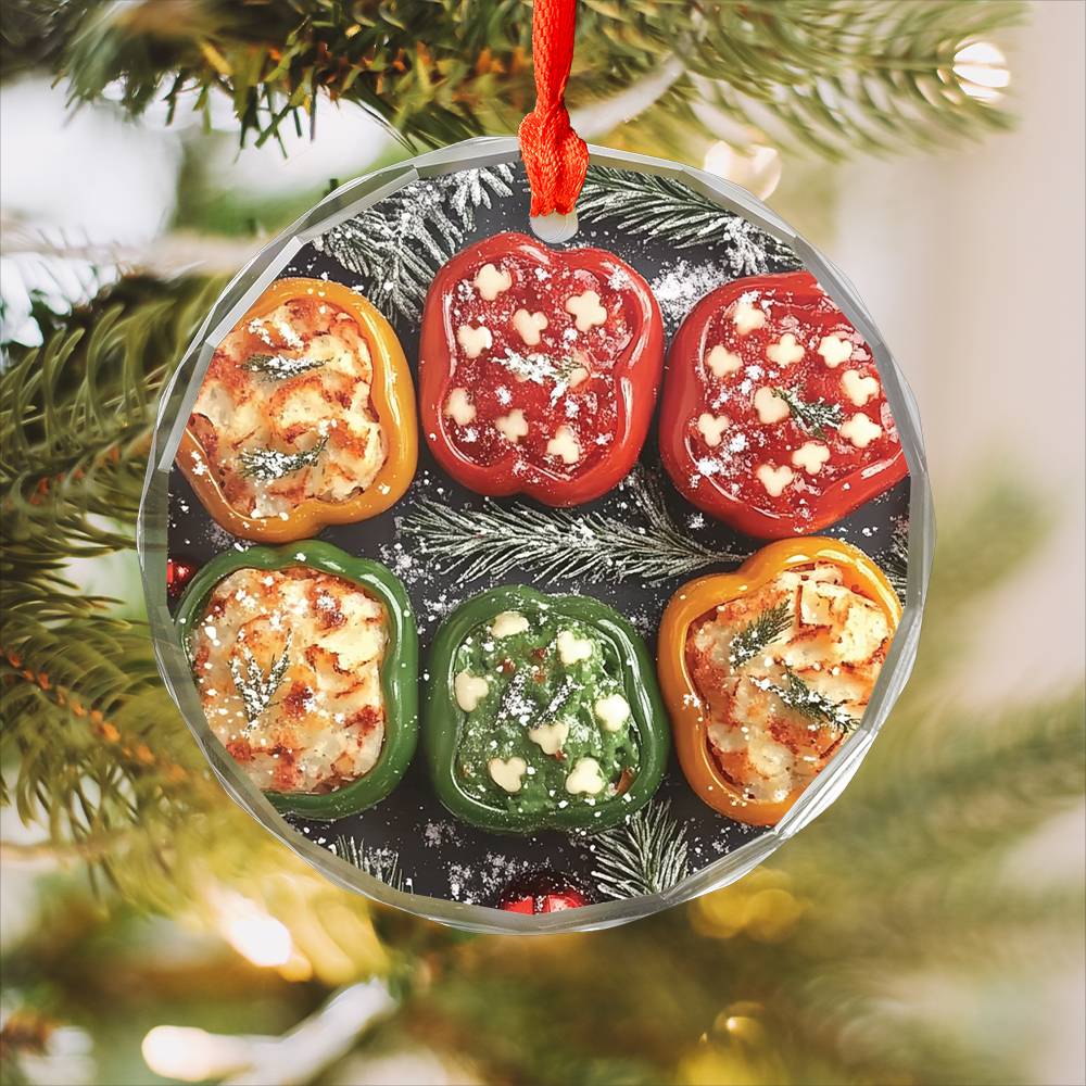 Stuffed Bell Peppers Close up Design 1