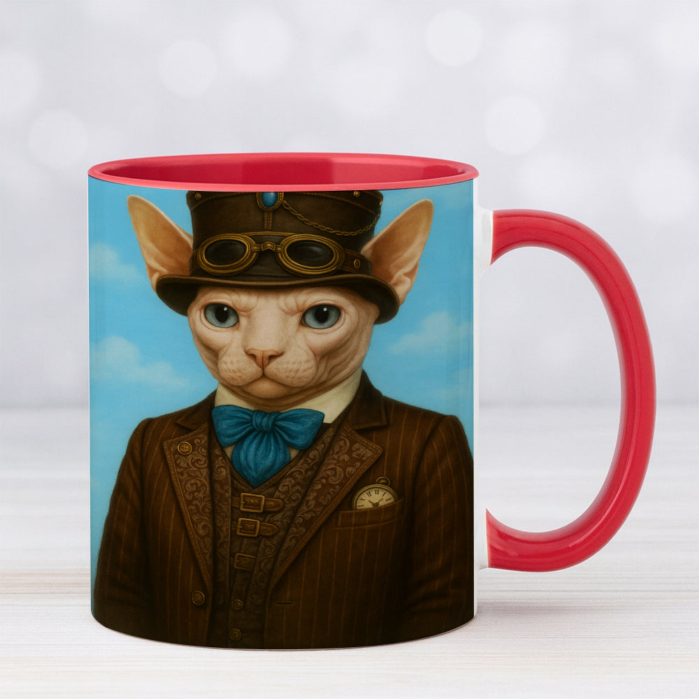 Custom Photo Pilot Cat MugGift For Cat Lovers