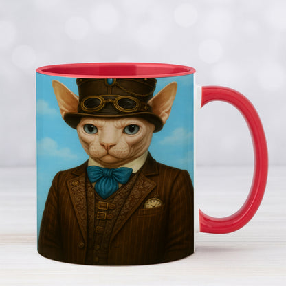 Custom Photo Pilot Cat MugGift For Cat Lovers