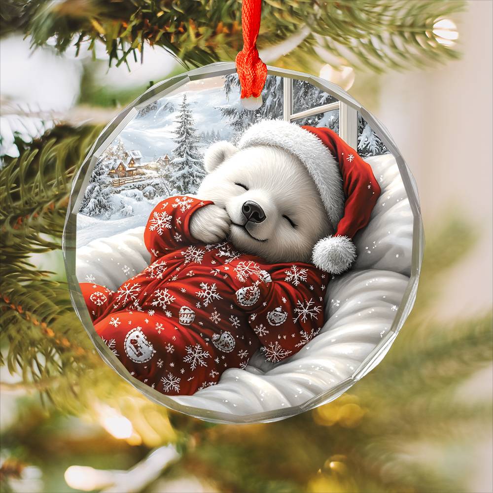 Polar Bear Sleeping In Bed Design 1