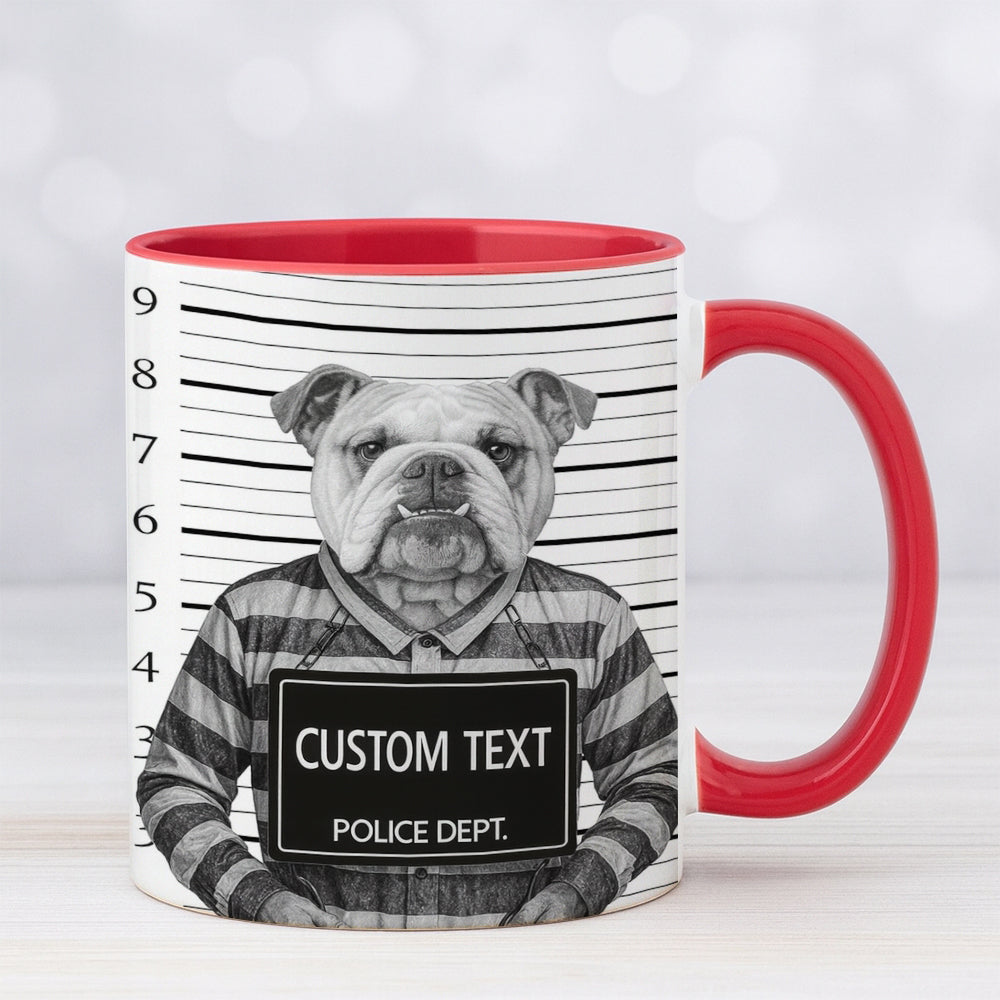 Custom Photo Dog Wanted By Pawlice Mug _ Gifts For Dog Lovers