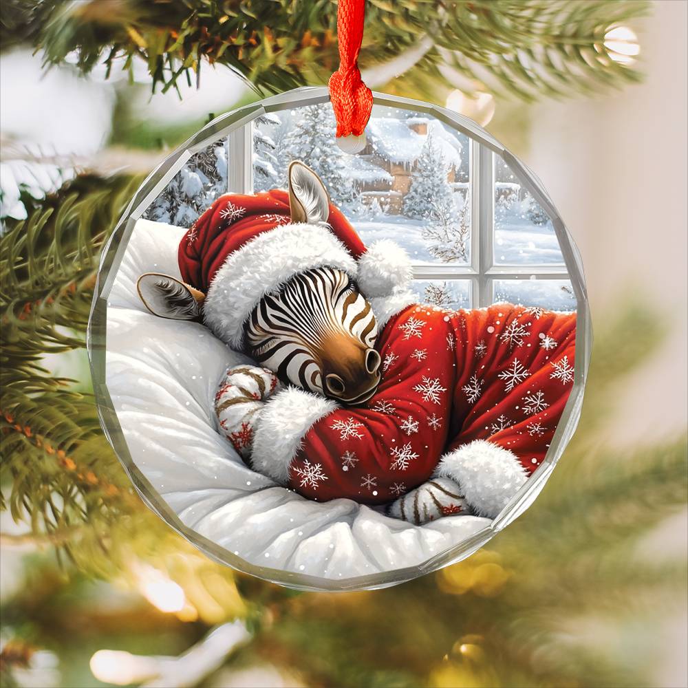 Zebra Sleeping In Bed Design 1