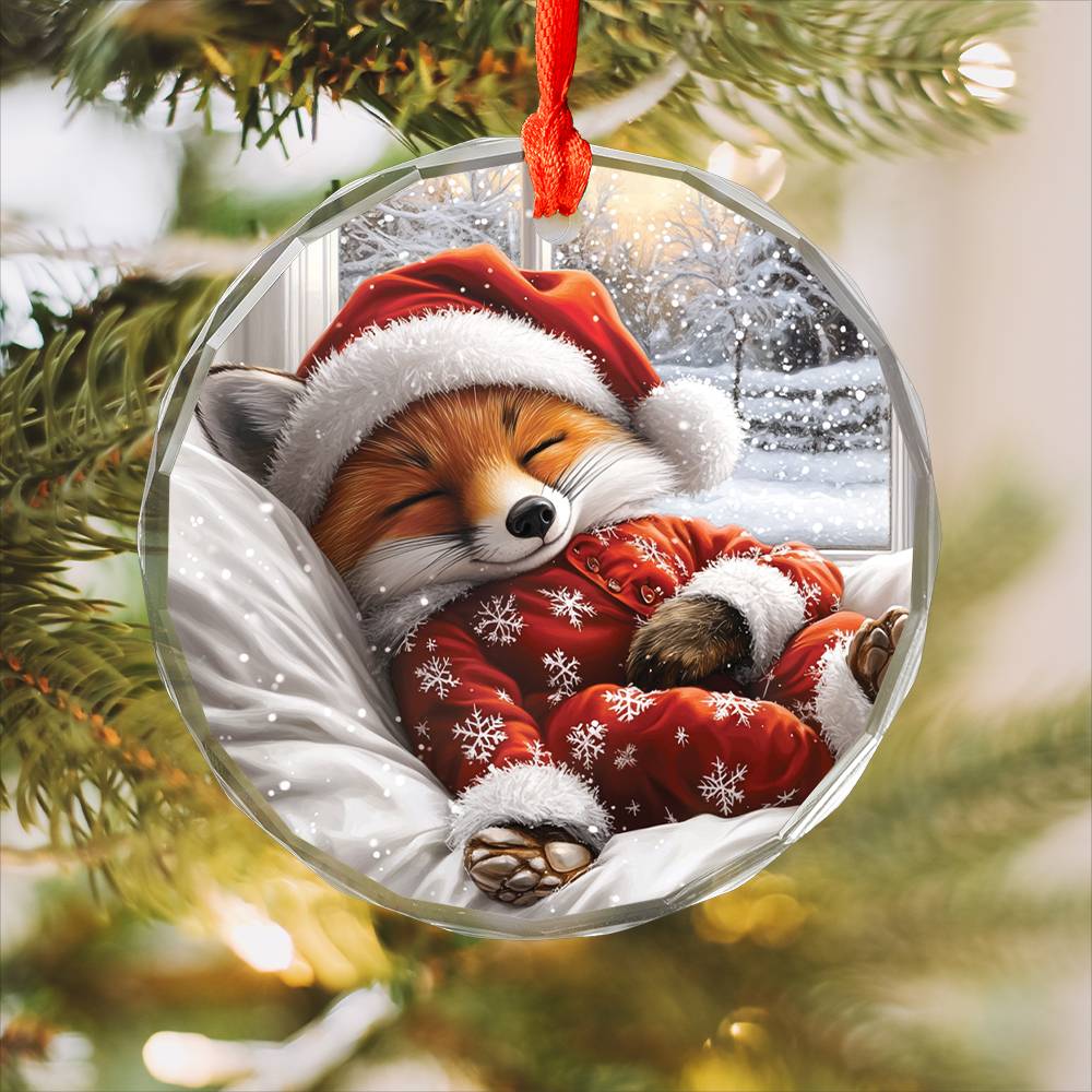 Fox Sleeping In Bed Design 1