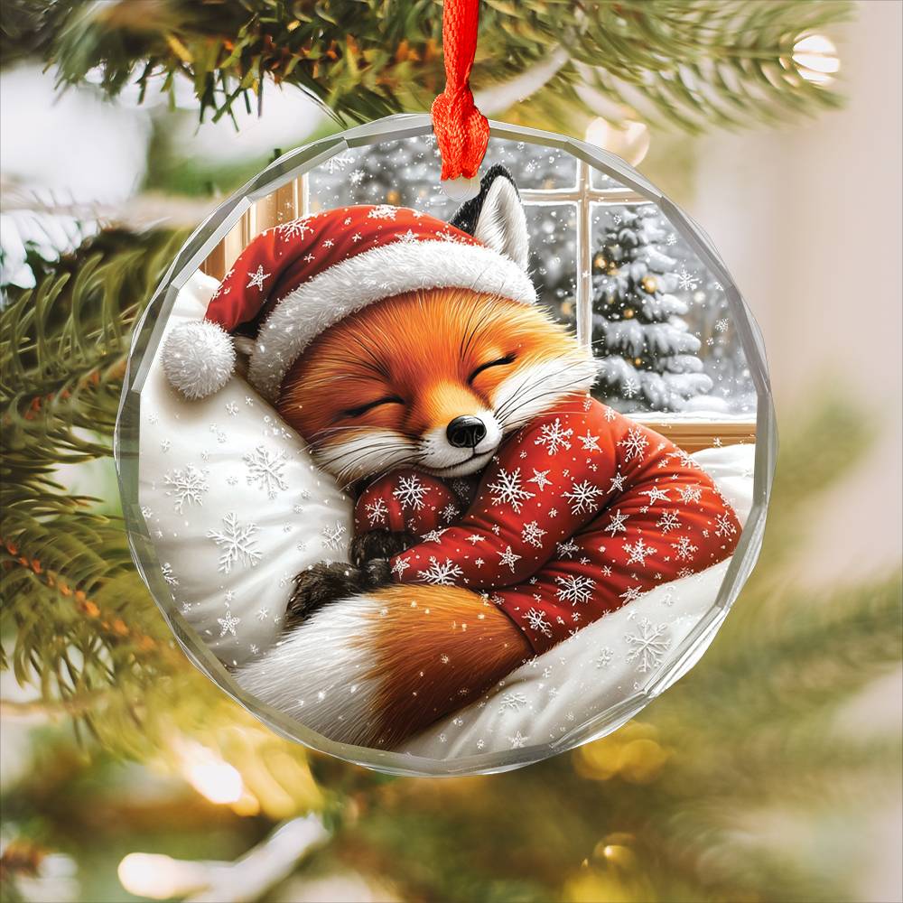 Fox Sleeping In Bed Design 2