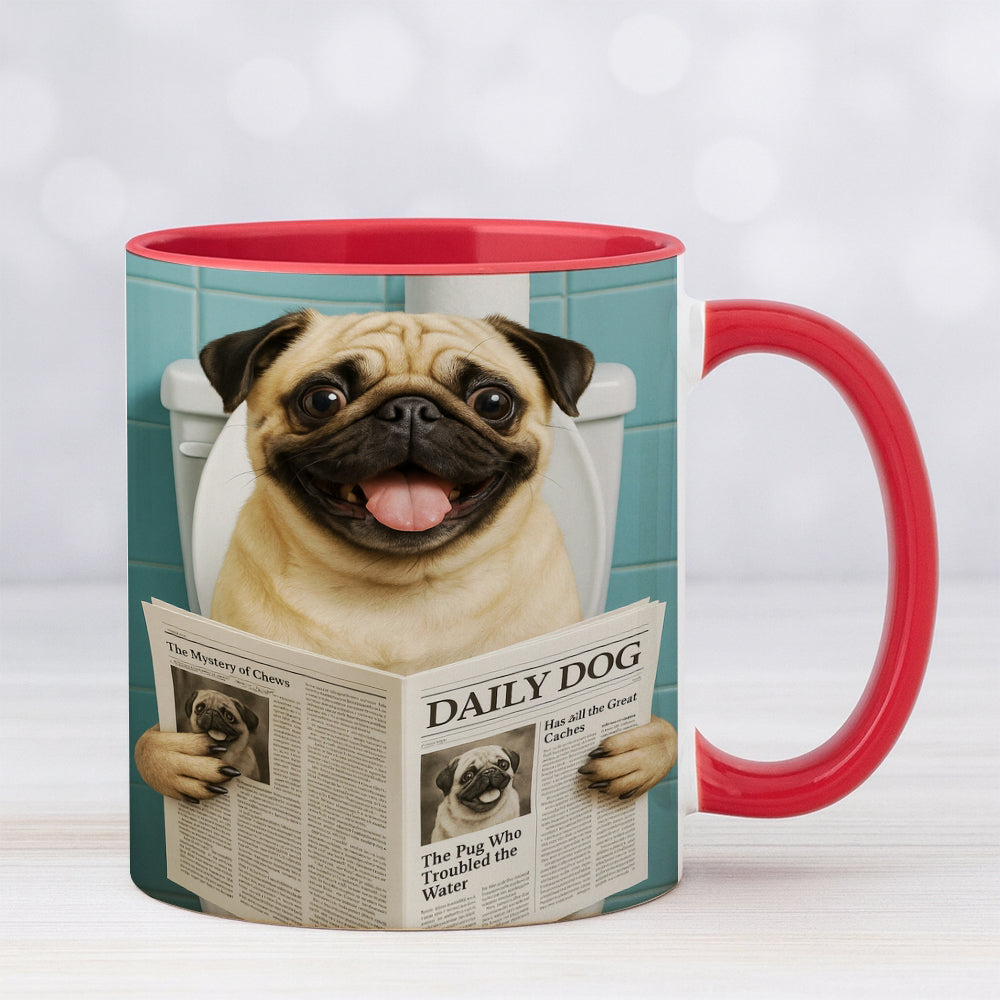 Custom Photo Dog Toilet Bathroom