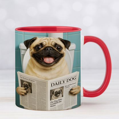 Custom Photo Dog Toilet Bathroom