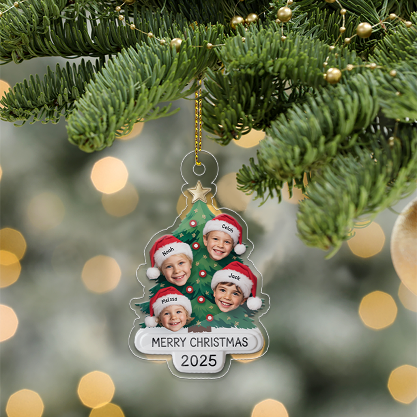Personalized Family Ornaments 2025, Family Picture Ornament, Family Ornament 2025, Photo Ornament, Family Keepsake, Xmas Gifts