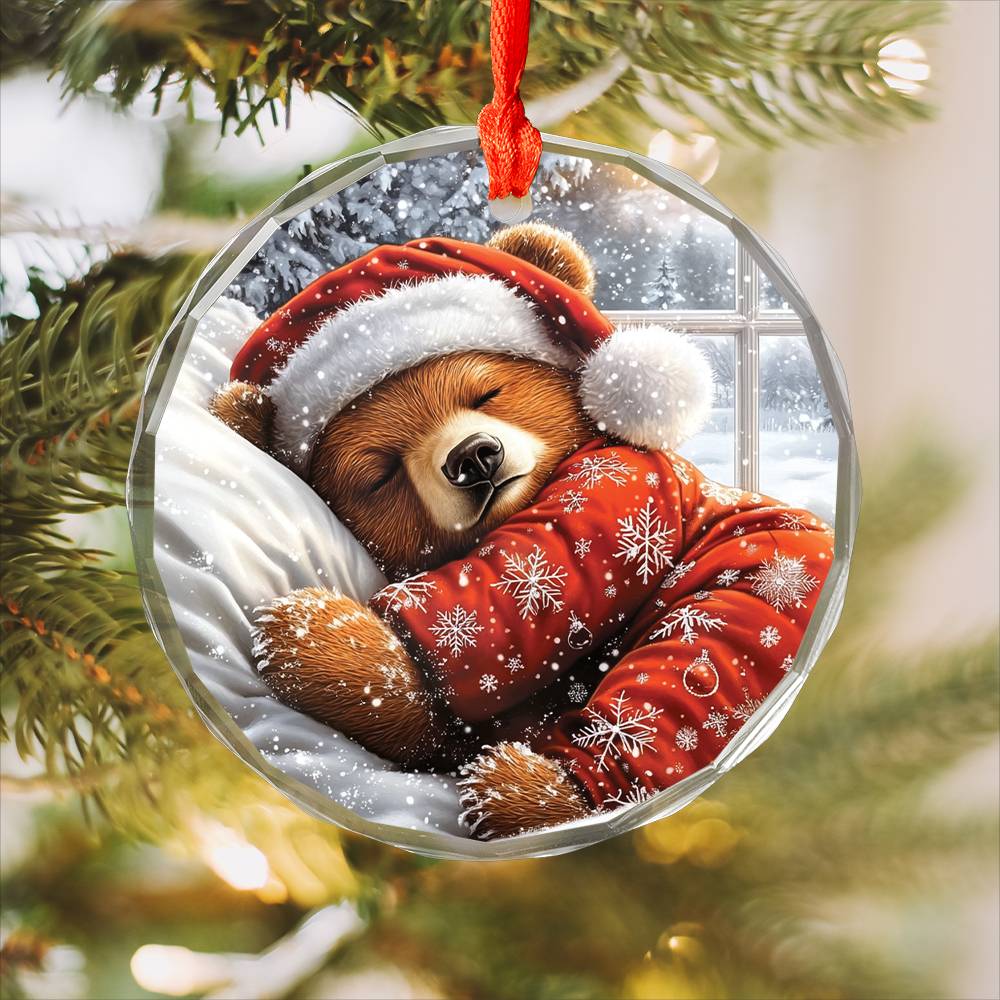 Grizzly Bear Sleeping In Bed Design 3