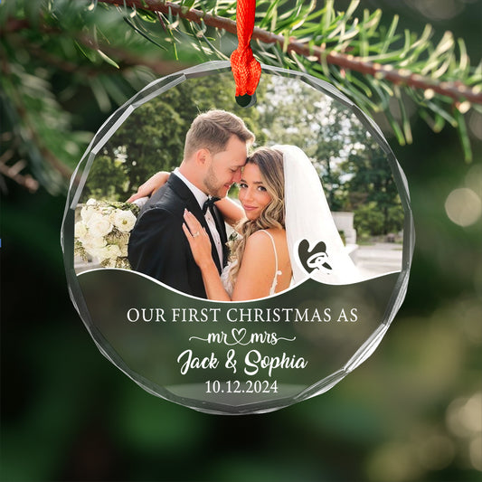 Personalized Couple First Christmas