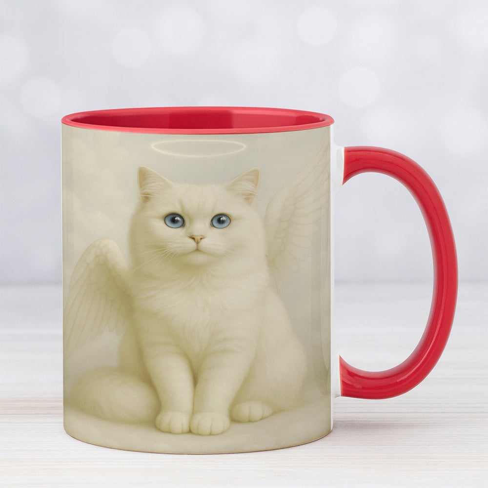 Custom Photo Cat Angel In Heaven _ Gifts For Cat Lovers