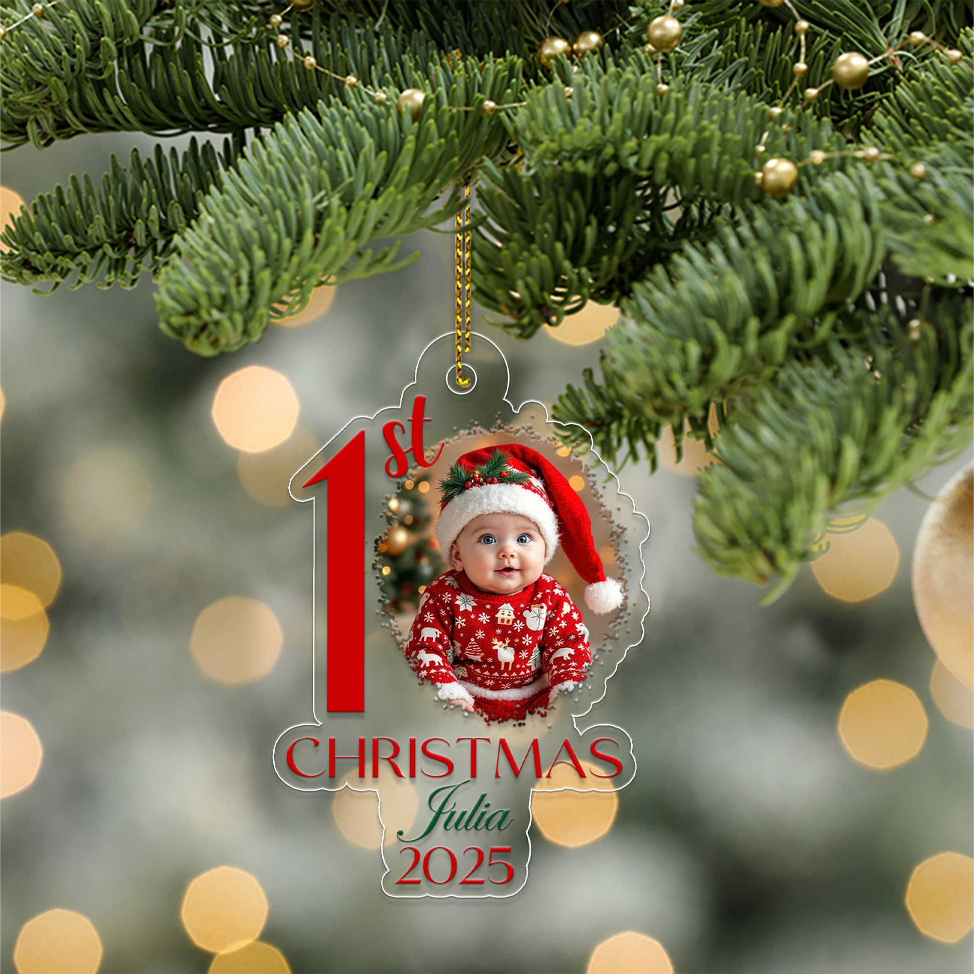 Cutsom Photo Baby Christmas 2025