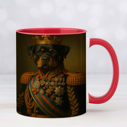 Custom Photo Dog King Crown Royal Mug _ Gift For Dog Lovers