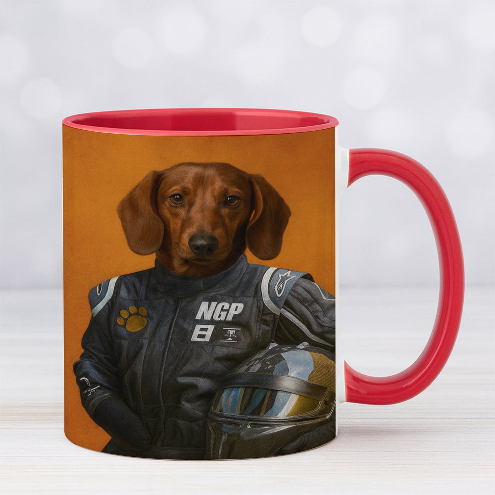 Custom Photo Dog Racer Mug Gift For Dog Lovers
