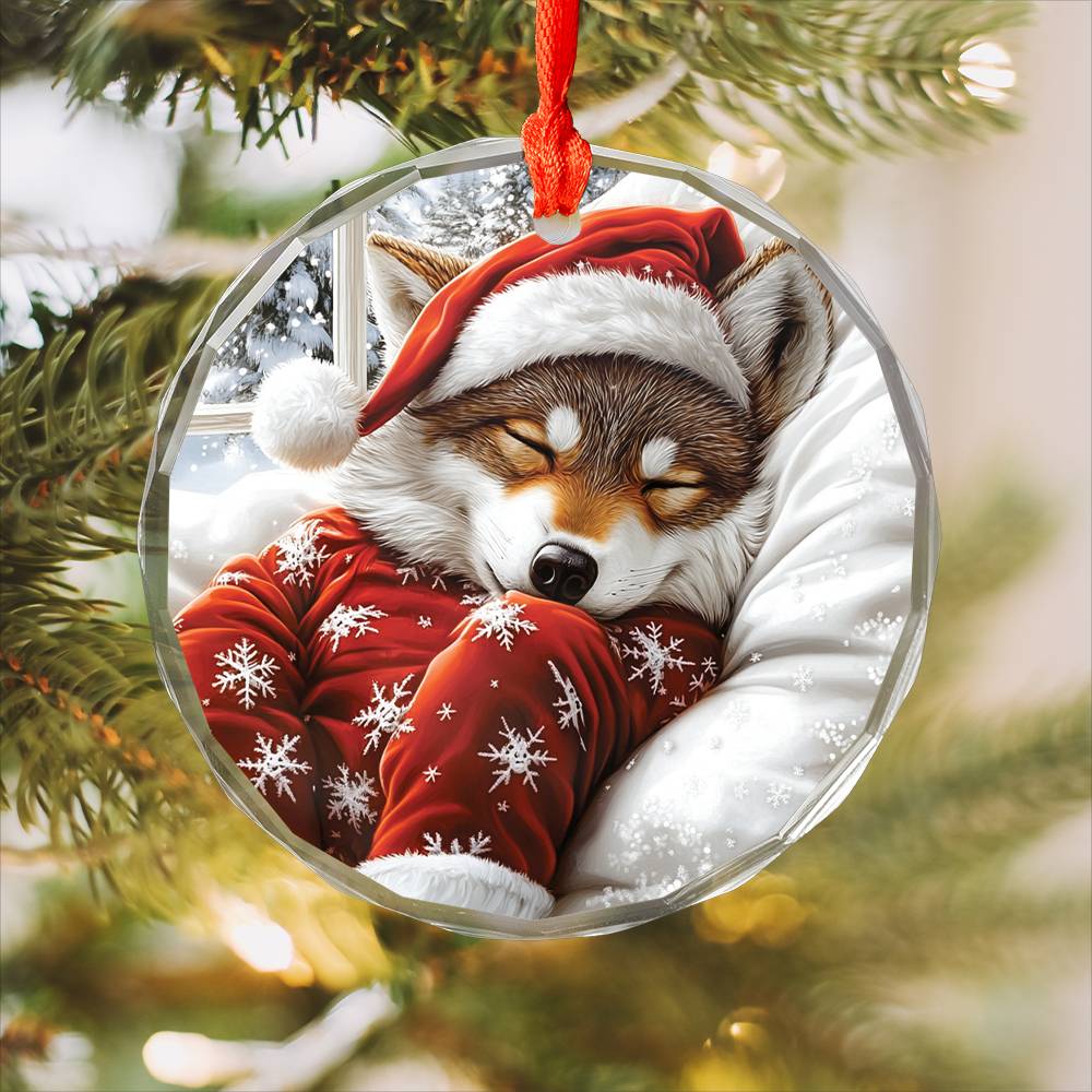 Wolf Sleeping In Bed Design 1