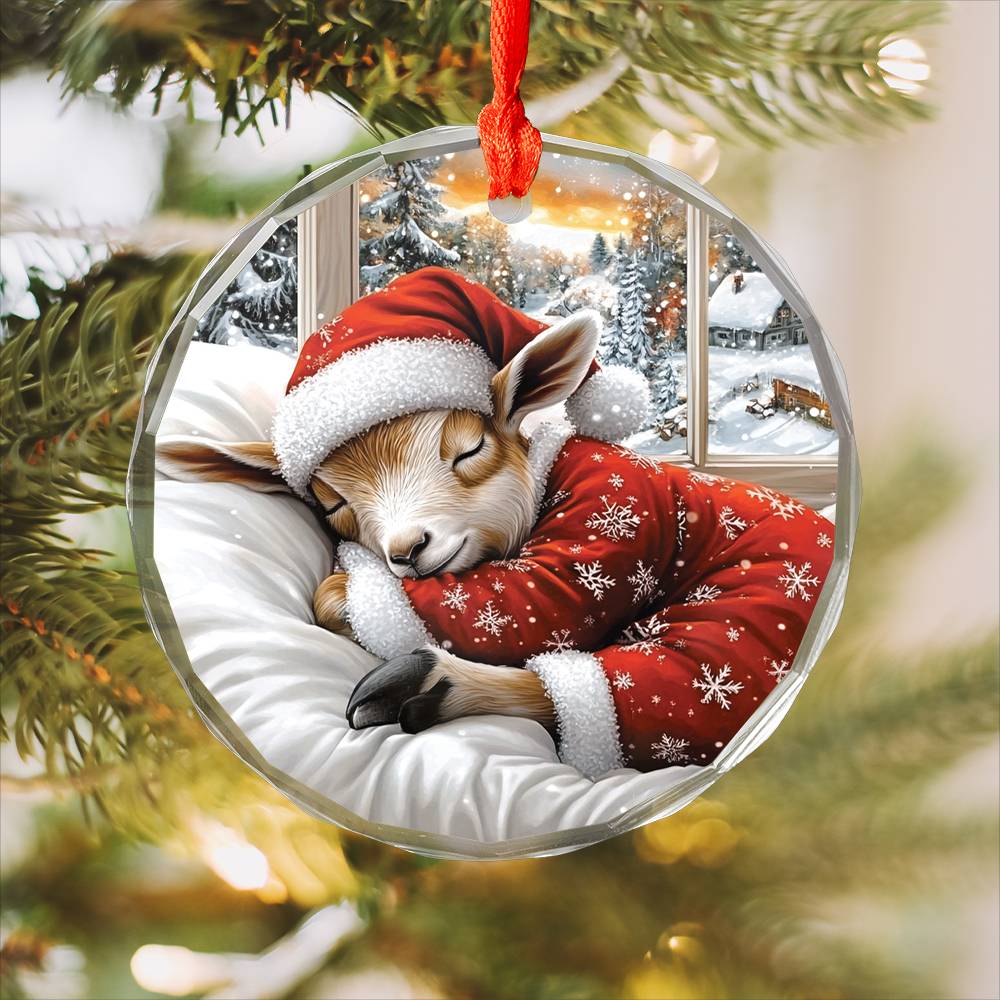 Goat Sleeping In Bed Design 1