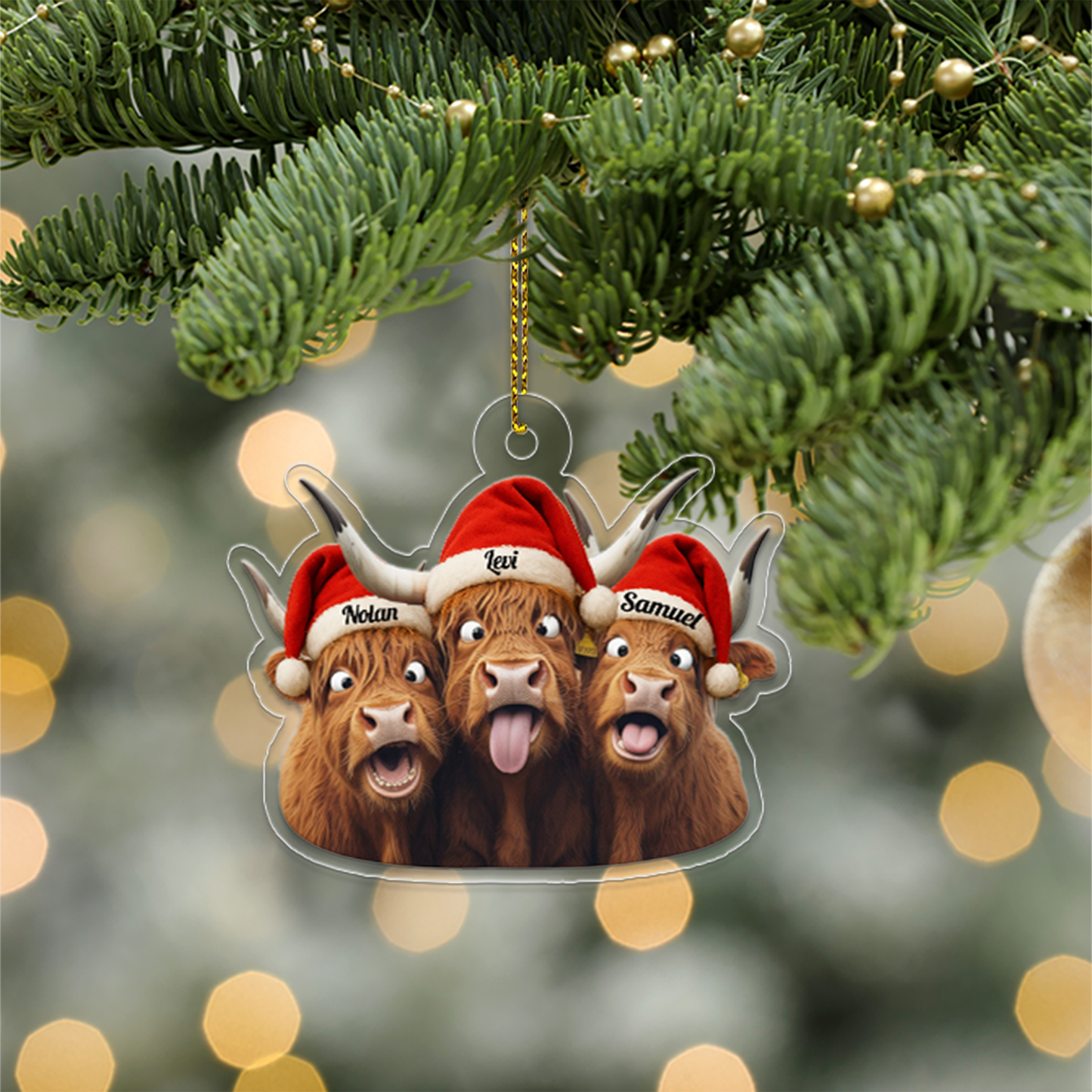 Custom Name Funny Highland Cow