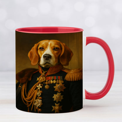 Custom Photo Dog Royal King Mug _ Gift For Dog Lovers