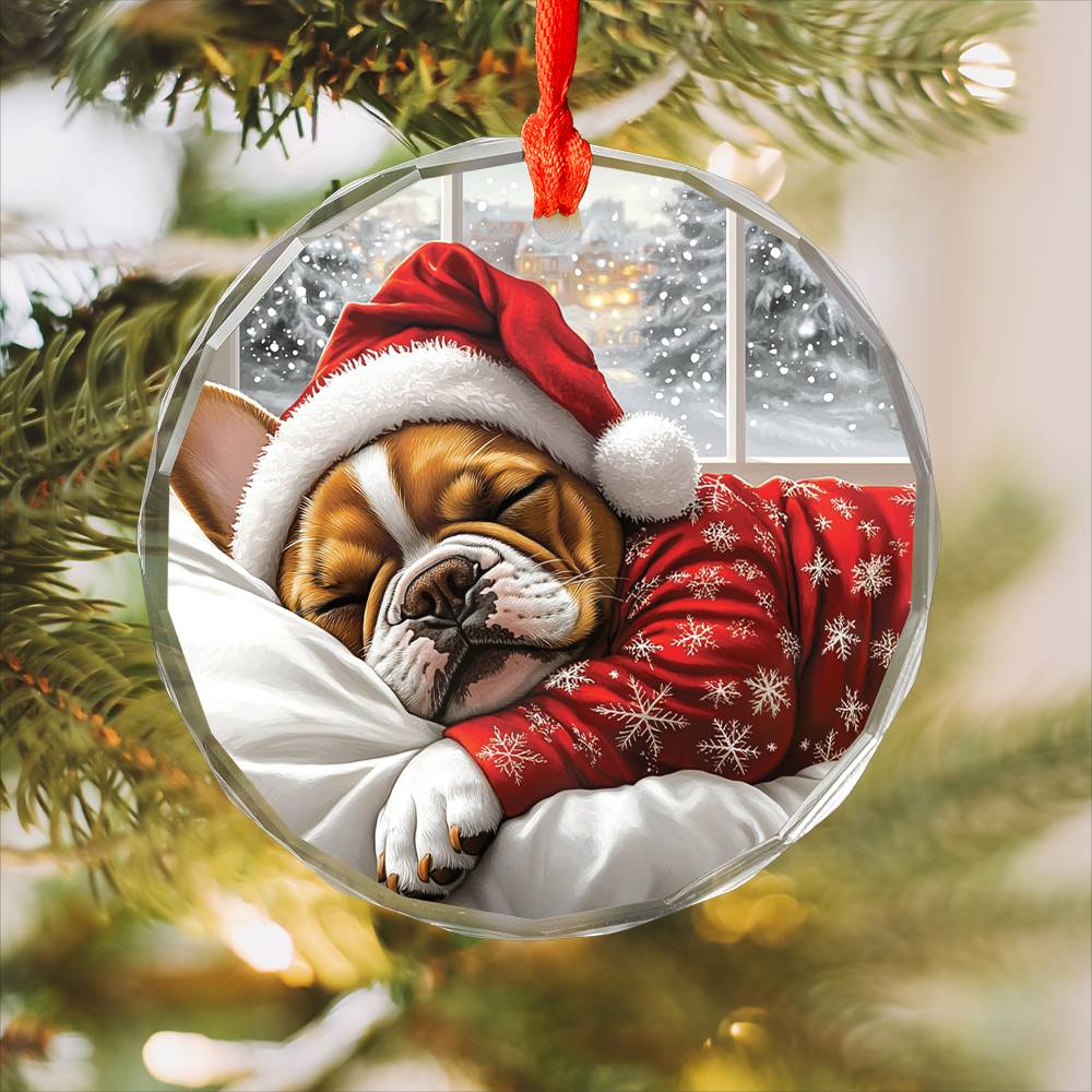 French Bulldog Sleeping In Bed Design 3