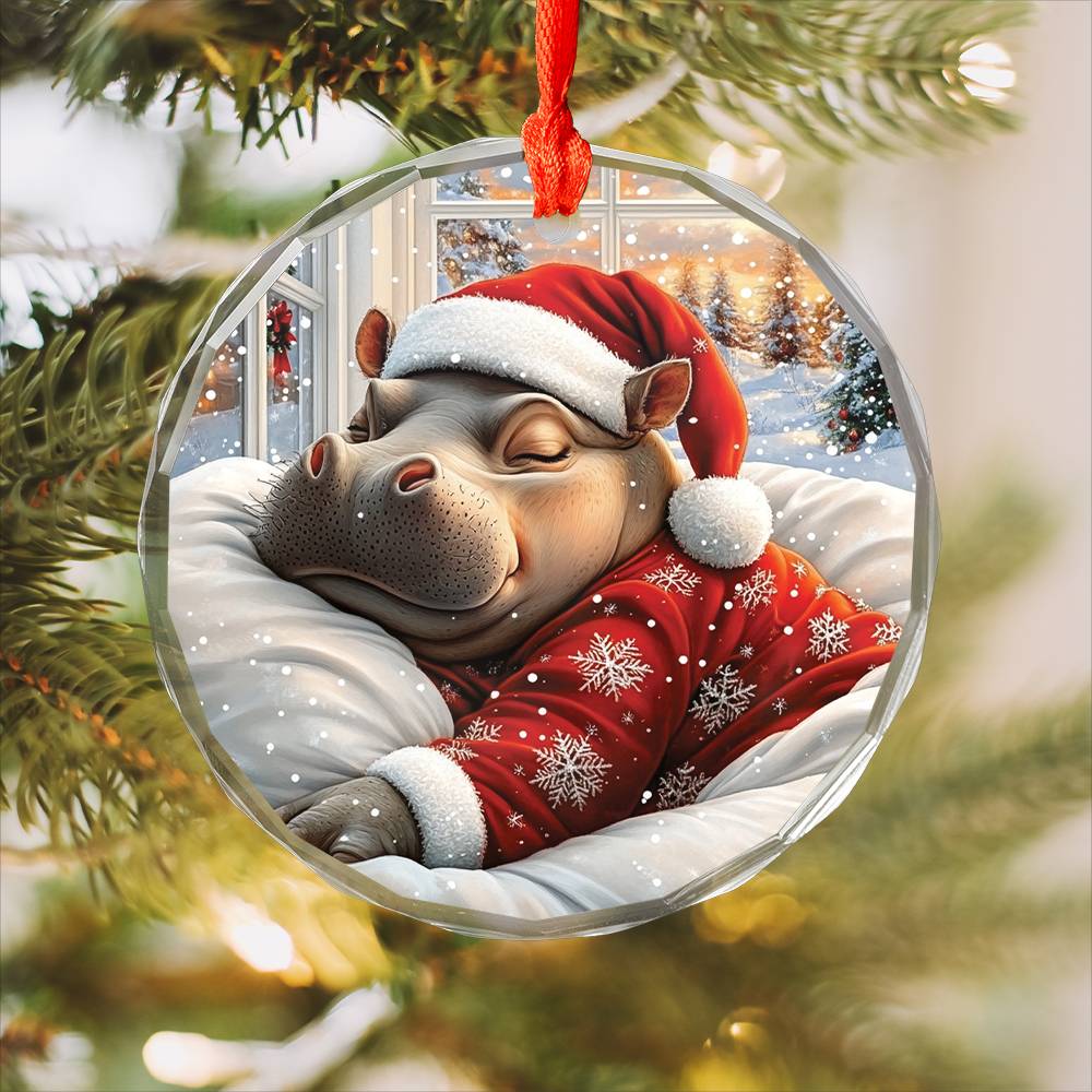 Hippo Sleeping In Bed Design 1