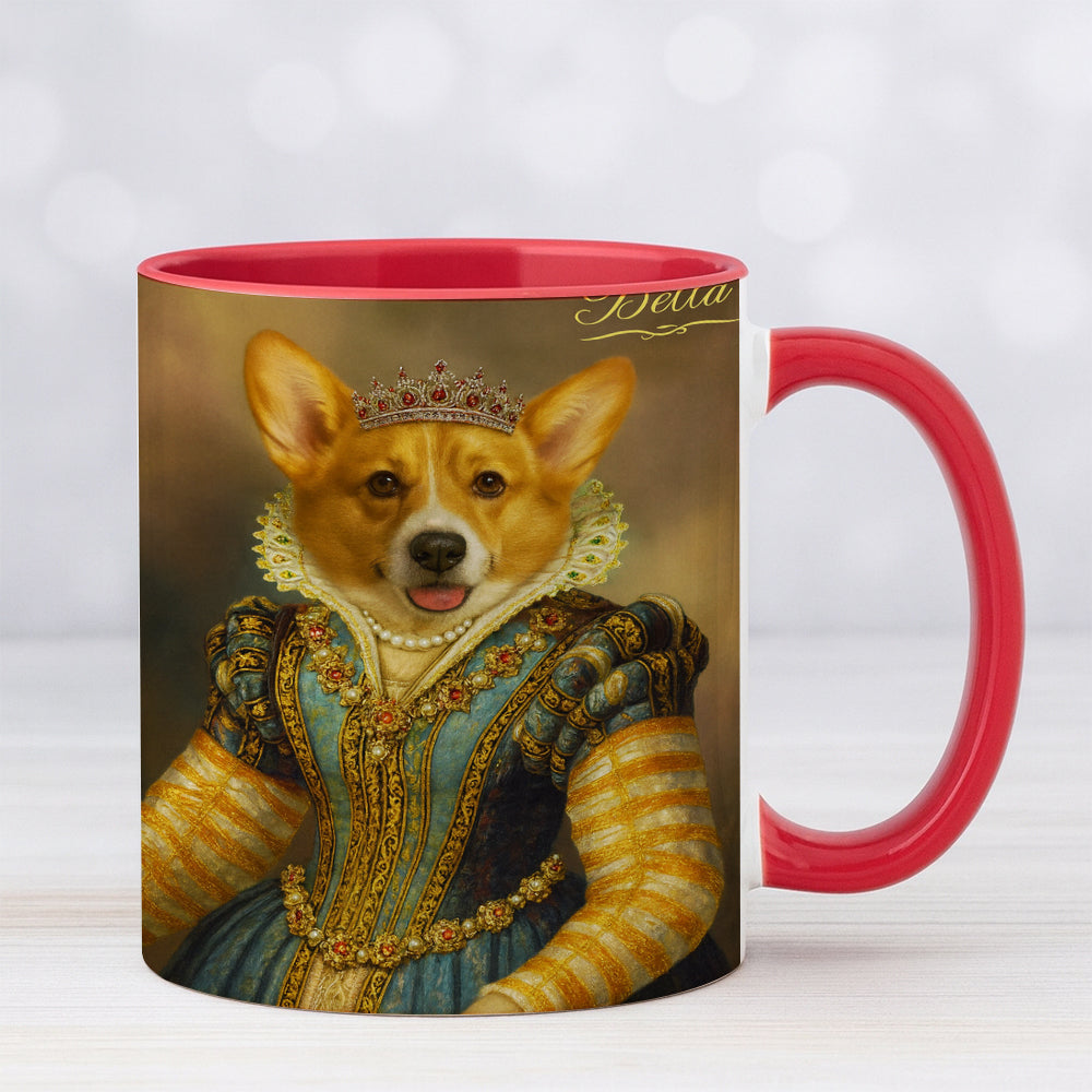 Custom Photo Sapphire Queen Dog Mug Gift For Dog Lovers
