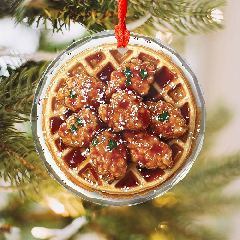 Chicken and Waffles Close up Design 3